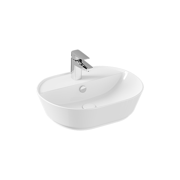 Раковина-чаша Vitra Geo 7428B003-0001, овал 55 cm