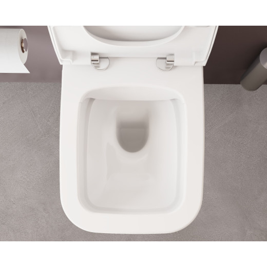 Унитаз Vitra Zentrum Square 7484B003-0075, подвесной, безободковый