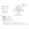 Унитаз Vitra Metropole Rim-Ex 7672B003-1684, подвесной, безободковый, с функц. биде и встр. смес-ем