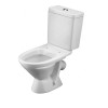 Унитаз-компакт Space Saving Rimless (Lecico), сиденье дюропласт микролифт DA04090773528