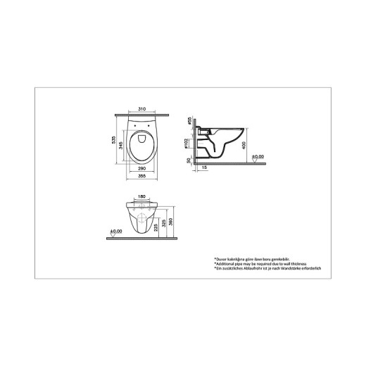 Унитаз Vitra S10 7855B003-0075, подвесной, безободковый