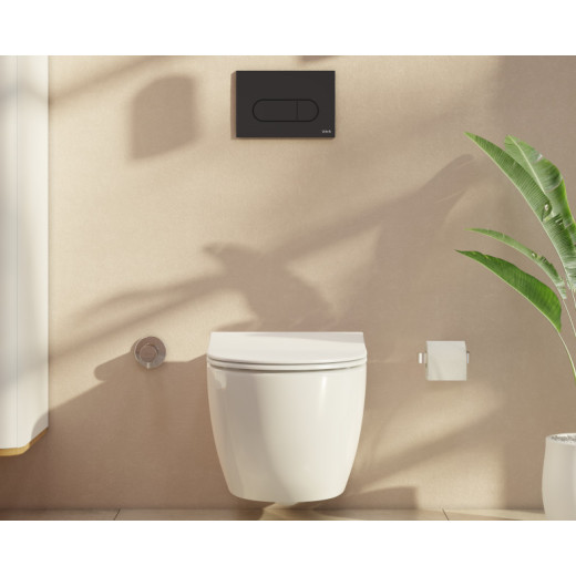 Комплект VITRA 800-1874: инсталляция Core 732-5800-01 и панель смыва Root R 740-2211 цвет черный мат