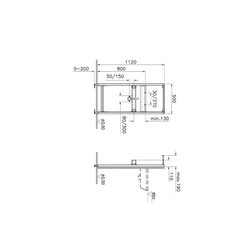 Система инсталляции для раковин VitrA 880-2800