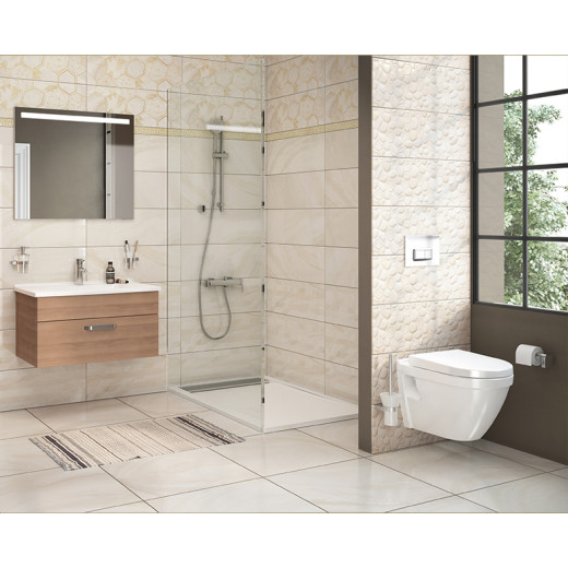 Унитаз Vitra 9003B003-7201 подвесной S50 Rim-Ex с инсталляцией и кнопкой, сиденье микроли