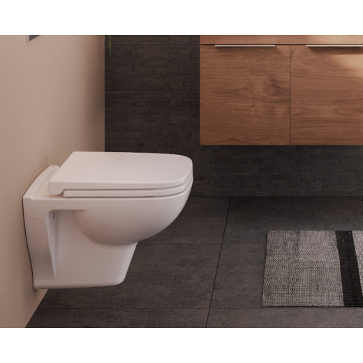 Унитаз VITRA S20 9004B003-7207 с инсталляцией и кнопкой, сиденье микролифт