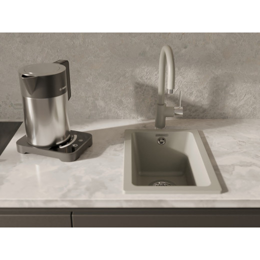 Смеситель RIVELATO Orta для кухни U-обр. D-35мм topazio/cromo