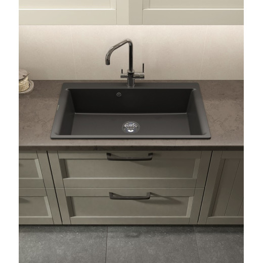 Смеситель RIVELATO Tovel для кухни Г-обр. с краном питьевой воды D-35мм cromo