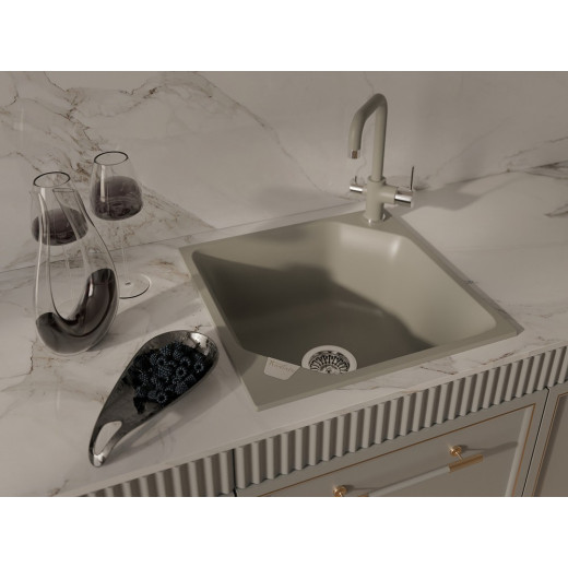 Смеситель RIVELATO Tovel для кухни Г-обр. с краном питьевой воды D-35мм topazio/cromo