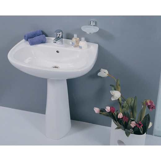 Раковина с пьедесталом VITRA Normus 9600B003-7650, 55 см