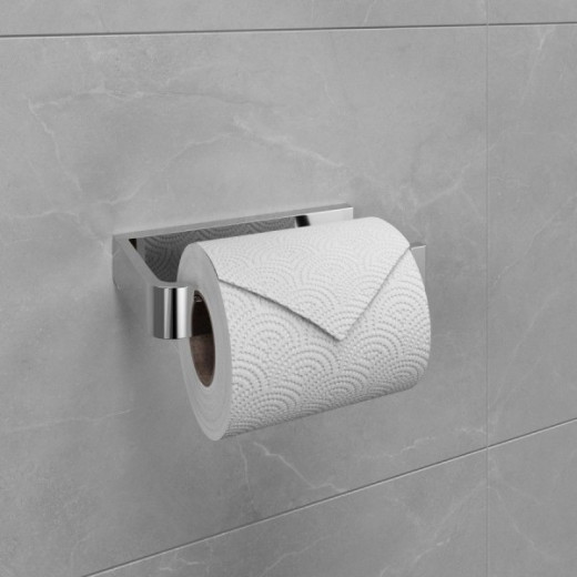 Бумагодержатель Lemark SMOOTH LINE открытый, хром