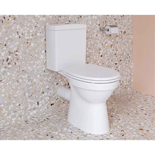 Унитаз-компакт Vitra S10 9822B003-7204 Open-Back, сиденье микролифт, механизм 3/6 л