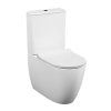 Унитаз-компакт Vitra Sento 9830B003-720Rim-ex back to wall, сиденье тонкое микролифт, механизм 3/6 л