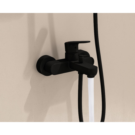 Смеситель для ванны VITRA Root Round A4272536EXP глянцевый черный