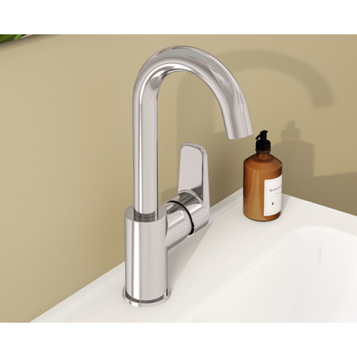 Смеситель для раковины VITRA Flow Soft A43160EXP хром