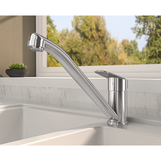 Смеситель для кухни VITRA Flow Round A43429EXP хром