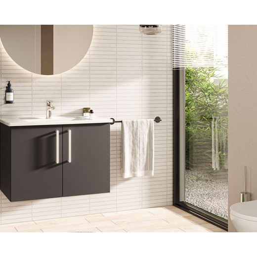 Держатель полотенец Vitra Origin A4488636 Черный матовый