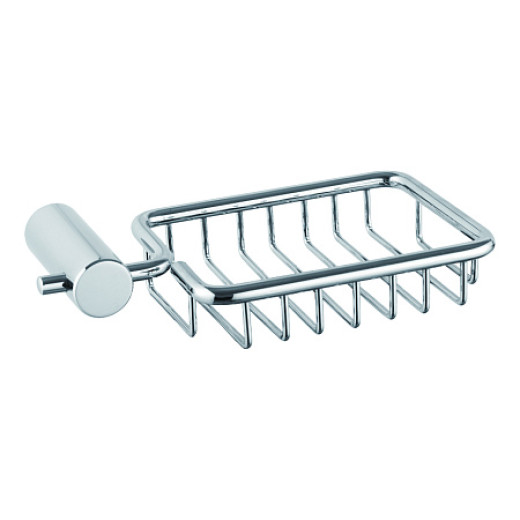 Мыльница HAIBA HB8402-1 металлическая, хром