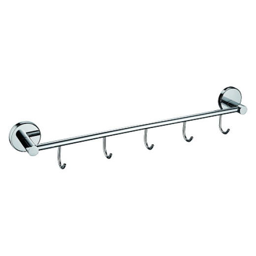 Крючок HAIBA HB9015-5 пятерной, хром