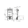 Set инсталяционный с черной мат.кнопкой и шумоиз. арт.AM101/1120-4:1 RU M678-0001