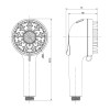 Комплект аксессуаров Lemark RIVA LM8151PS для мытья животных, белый/серый