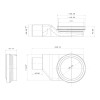 Душевой лоток POINT Гермес сталь 450 арт PN50145