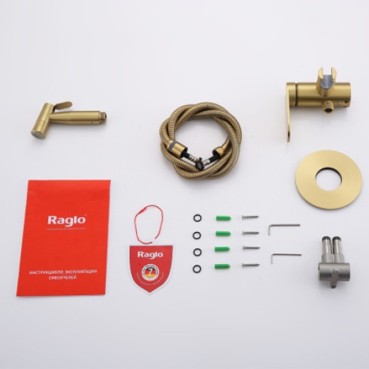 Смеситель встраиваемый с гигиеническим душем RAGLO R10.52.03