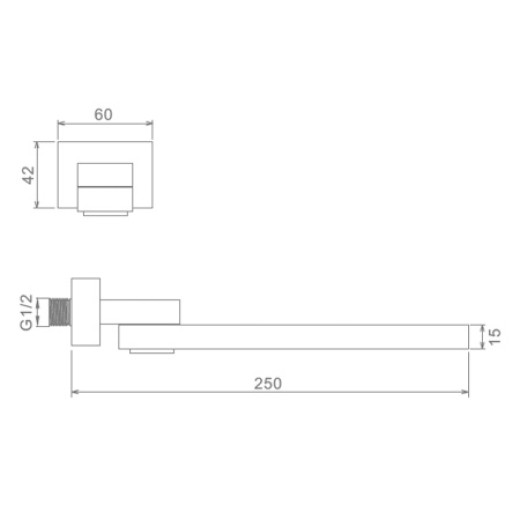 Встраиваемый излив RAGLO R473.74