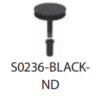 Заглушка для сллива перелива, арт. S0236-BLACK-ND