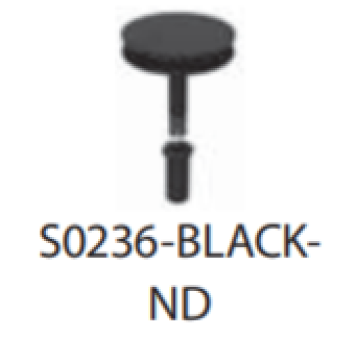 Заглушка для сллива перелива, арт. S0236-BLACK-ND