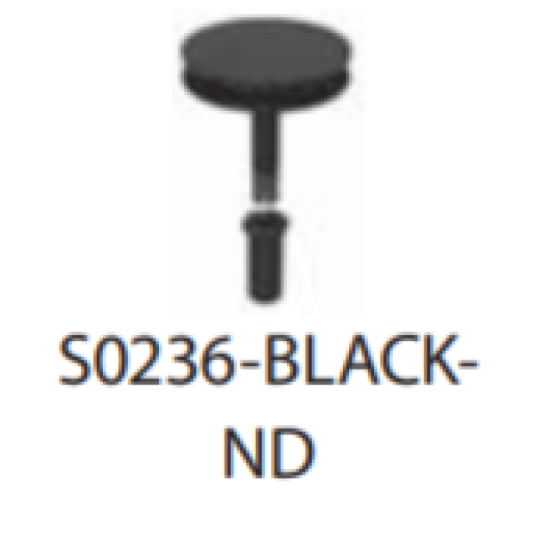 Заглушка для сллива перелива, арт. S0236-BLACK-ND