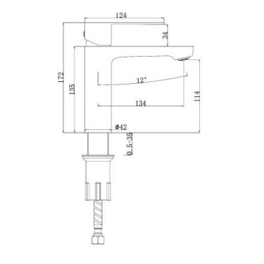 Смеситель для умывальника SPLENKA S222.10.09