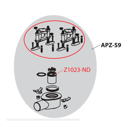 Гидрозатвор 25, арт. Z1023-ND
