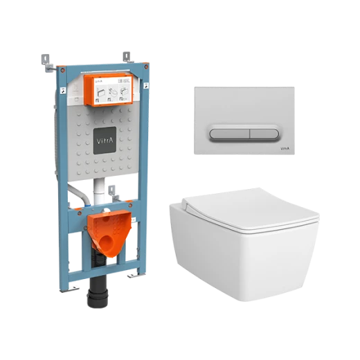Комплект Vitra Metropole 9820B003-7201 L-Box унитаз с инсталляцией