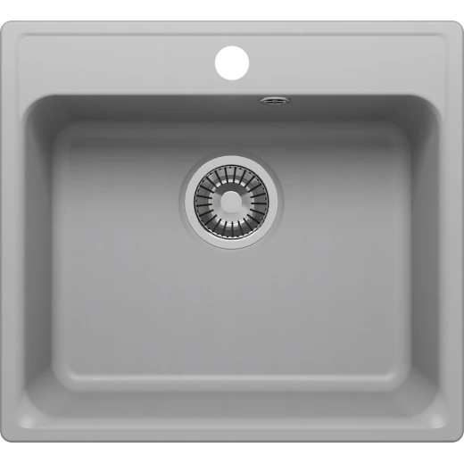 Мойка кухонная Polygran  Quartz Bond 530, дым, арт.688254