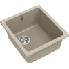 Кухонная мойка RIVELATO BERKANA 35 подст.монтаж 1-чаш 415*455 beige scuro