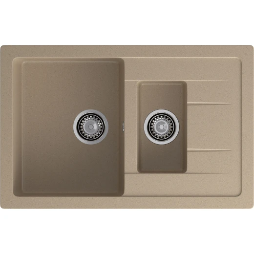 Мойка кухонная GranFest Quadro GF-Q775KL песочный