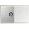 Мойка кухонная GranFest QUADRO GF-Q-780L чаша с крылом 770*495 мм иней, мрамор