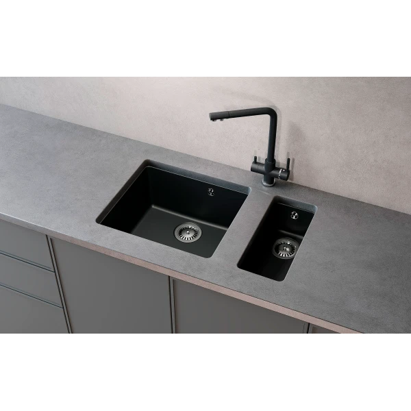 Мойка кухонная ULGRAN Quartz Underground 450-01, жасмин