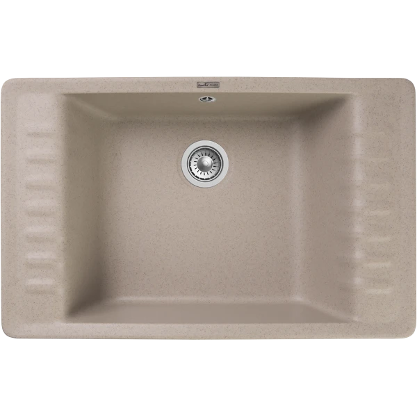 Мойка кухонная GranFest QUARZ GF-ZW-71 чаша+кр 760*480 (песок)