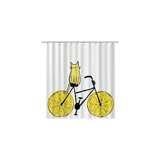 Fixsen DESIGN FX-2515 Штора для ванной Fixsen Cat