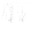 Смеситель Lemark Minima LM3850C для кухни с вытягивающимся поворотным изливом, хром