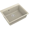 Кухонная мойка RIVELATO AXEL 60 1-чаша 630*520мм beige scuro