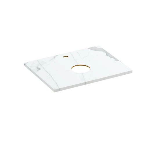 Столешница Cersanit STONE из керамогранита Energy 60x45x2 белый матовый