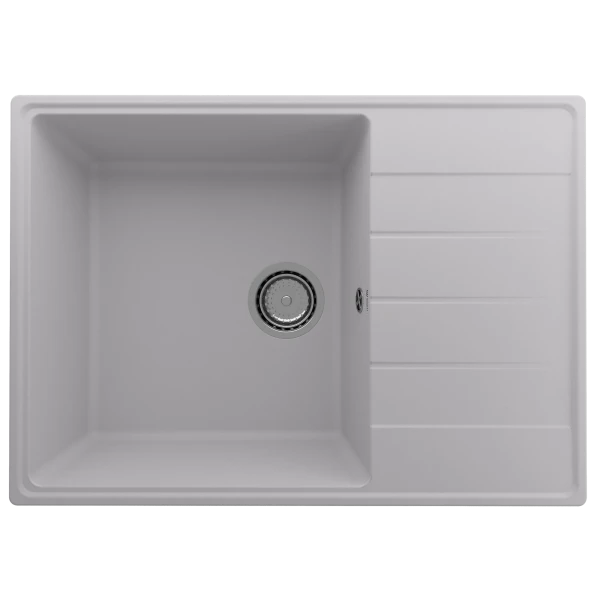 Мойка кухонная ULGRAN Quartz Prima 700-04, платина
