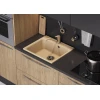 Мойка кухонная Polygran Quartz Bond 530, уголь, арт.688230