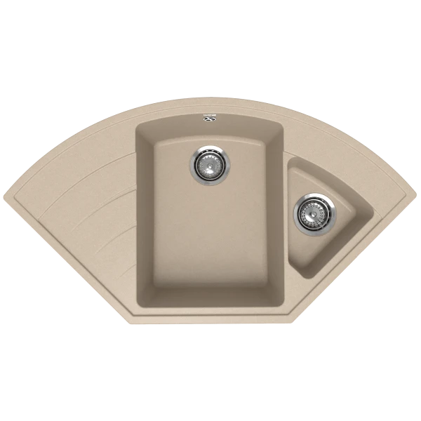 Мойка кухонная ULGRAN Quartz Marta 1000-03, десерт