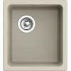 Кухонная мойка RIVELATO BERKANA 35 подст.монтаж 1-чаш 415*455 beige scuro