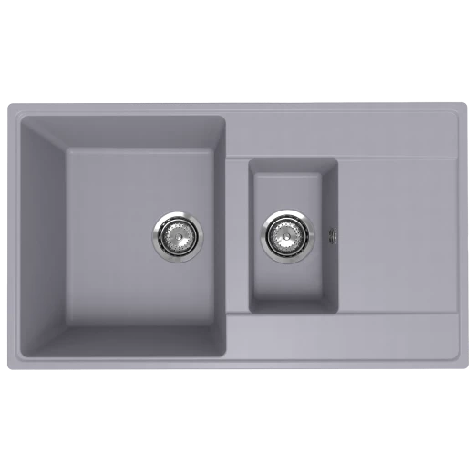 Мойка кухонная ULGRAN Quartz Prima 860 1,5 K-05 бетон