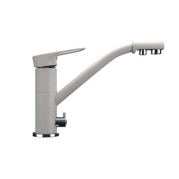 Смеситель для кухни Ulgran U-010-331, белый