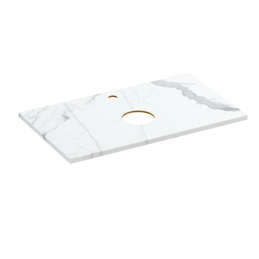 Столешница Cersanit STONE из керамогранита Energy 80x45x2 белый матовый